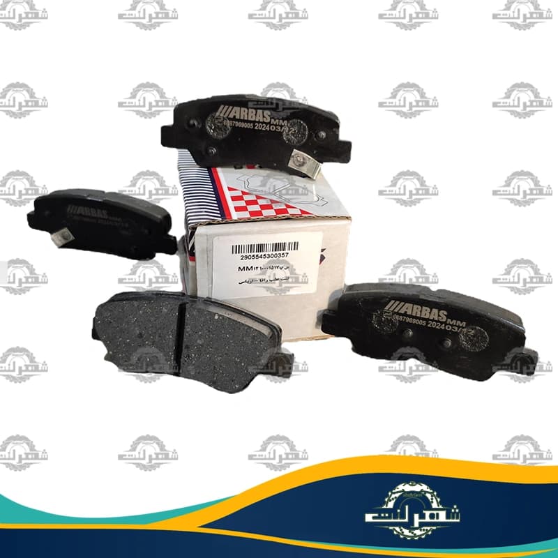 لنت ترمز عقب پژو 206 تیپ 5 مدل 1392 به بعد ارباس (ARBAS)