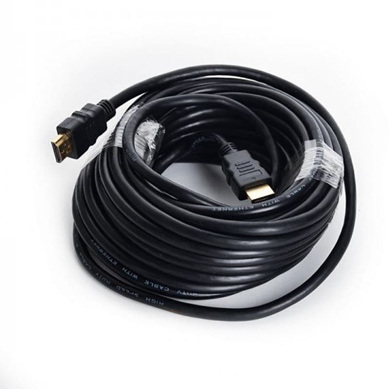 کابل HDMI 10 متری PVC پک نایلونی Gold oscar 4k