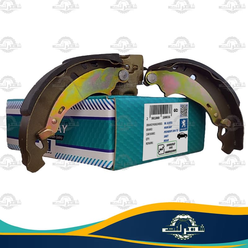 لنت ترمز عقب پژو 206 تیپ 2 هوردی (HurDay)