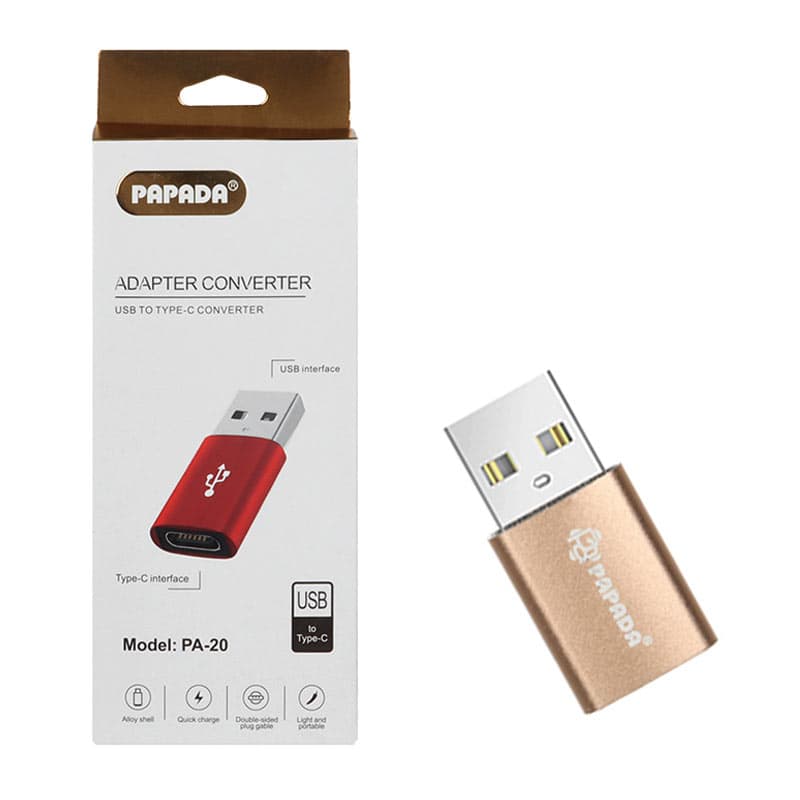 تبدیل type-c به Usb3.0 تک پک PAPADA PA-20