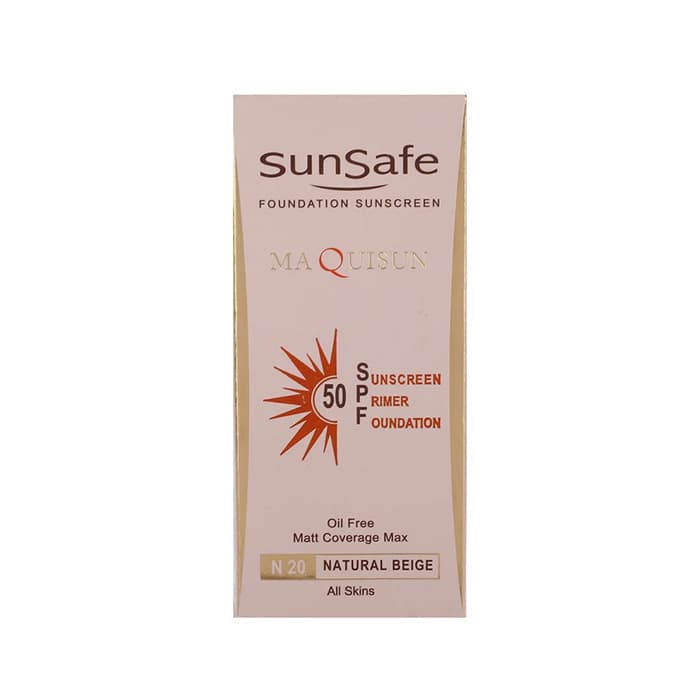 کرم ضد آفتاب سان سیف مکیسان SPF50 شماره N20 رنگ طبیعی — تصویر ۲
