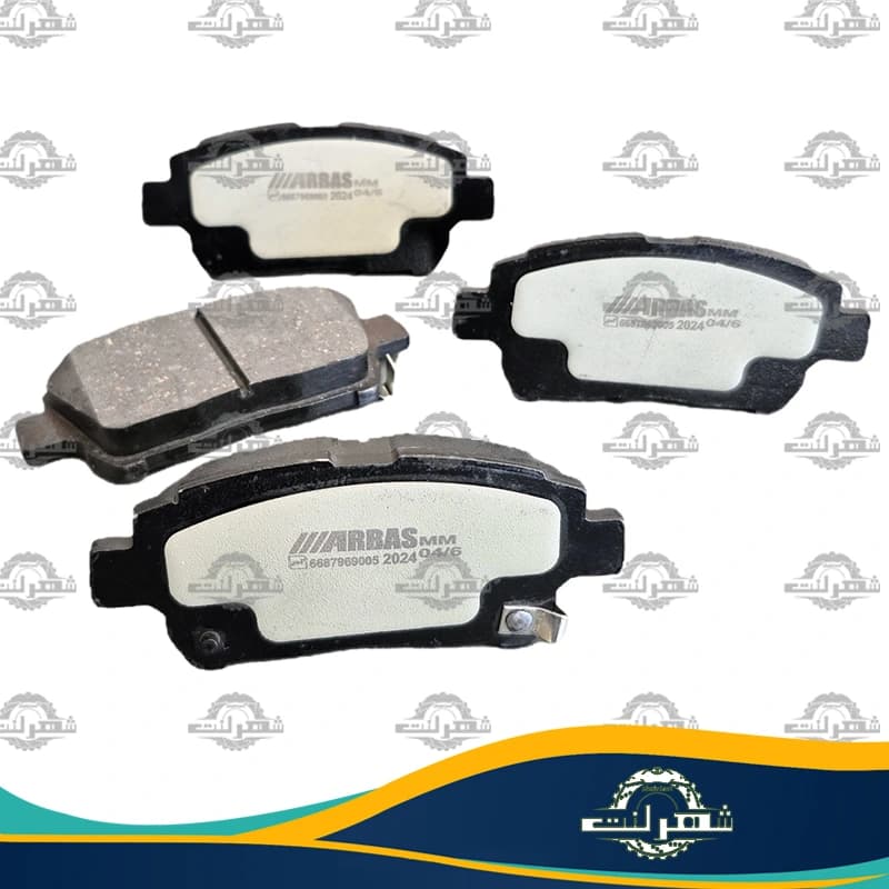 لنت ترمز جلو جیلی GC6 (الیت،اکسلنت) ارباس (ARBAS) — تصویر ۴