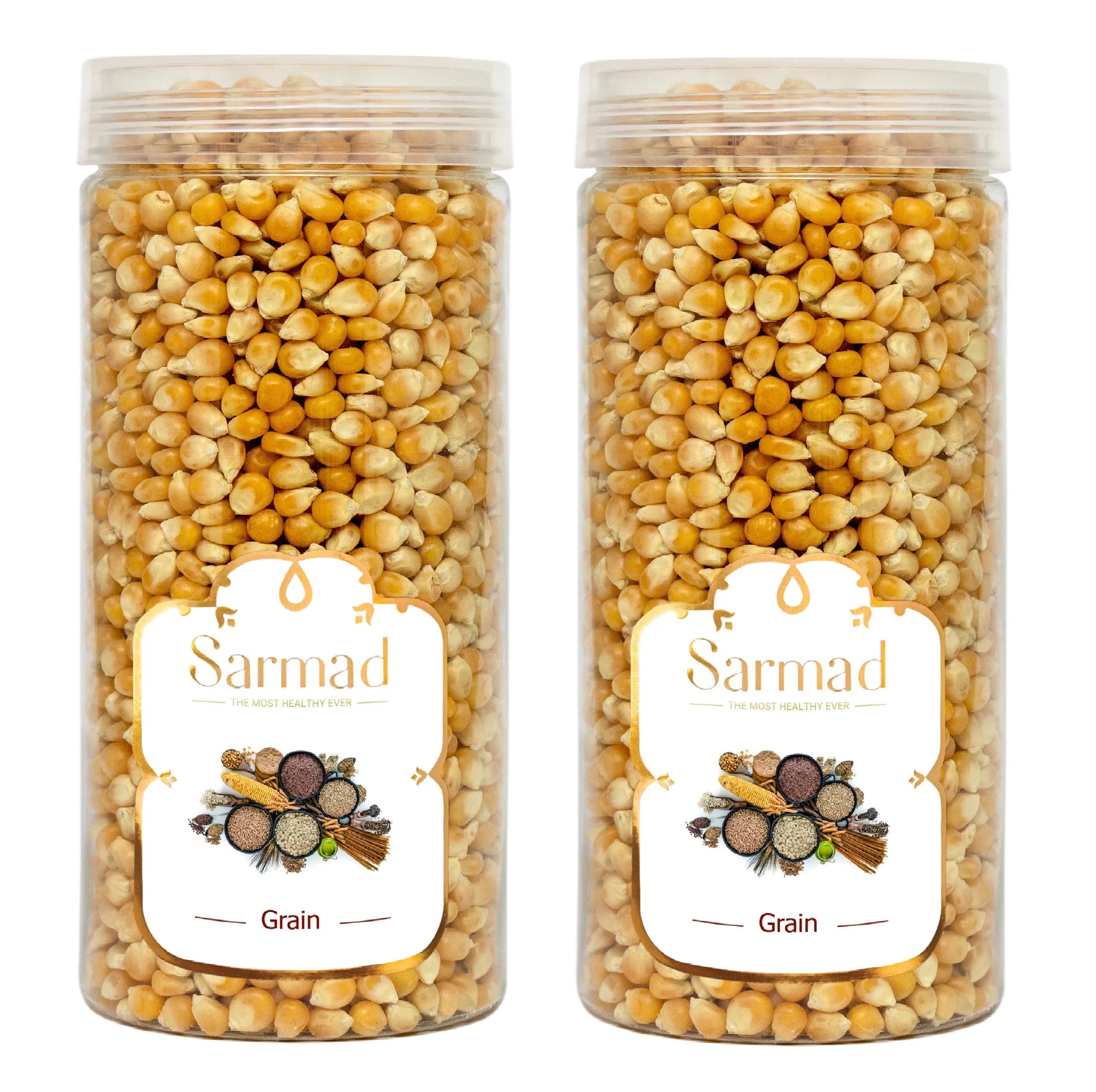 ذرت پاپ کرن ممتاز سرمد 650 گرم – بسته 2 عددی
