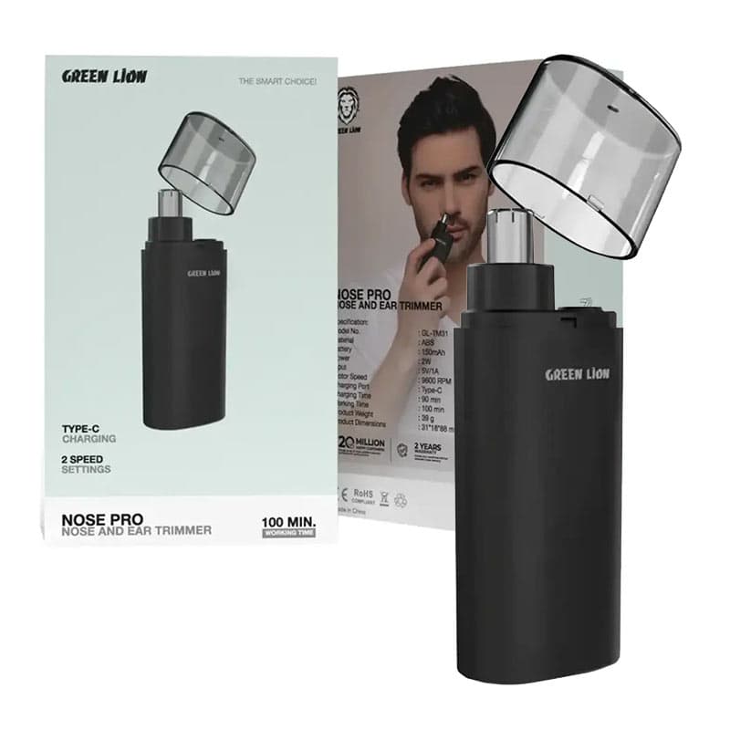 ماشین اصلاح گوش و بینی گرین لاینGreen Lion NOSE Pro nose and ear trimmer GL-TM31