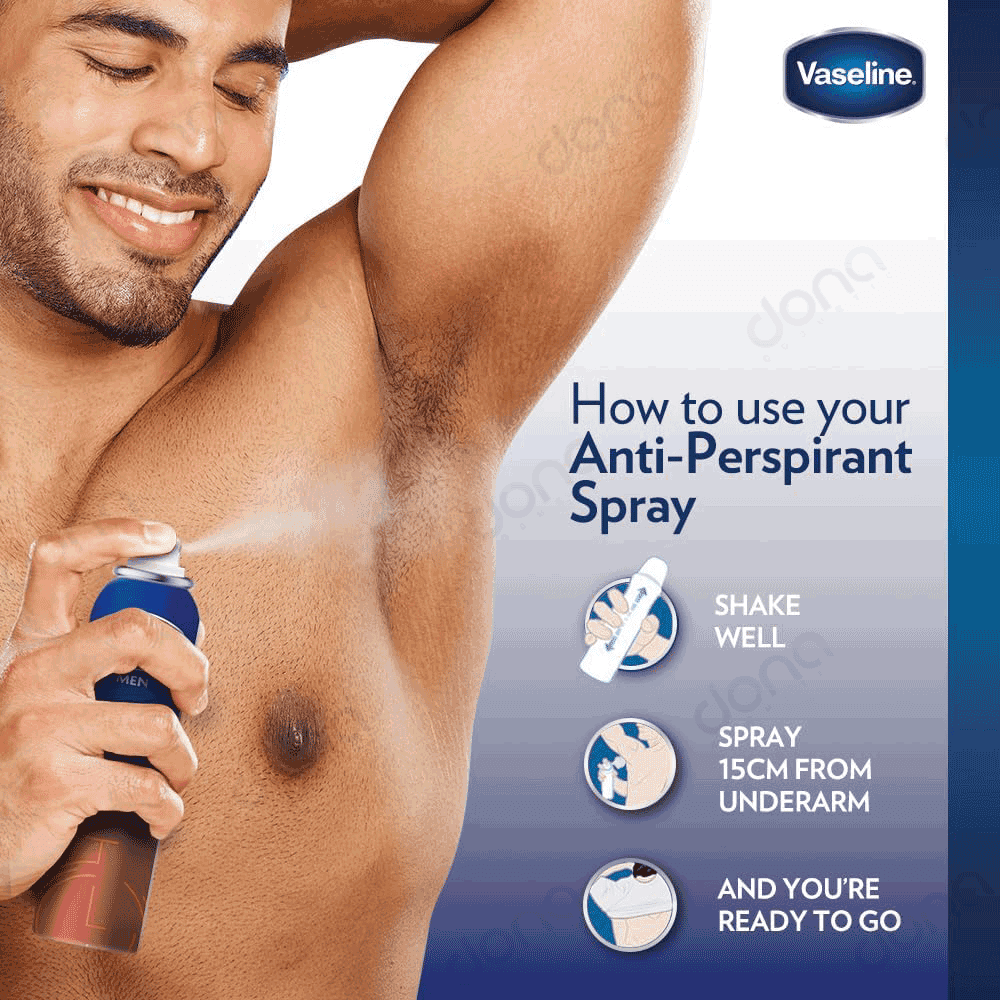 اسپری ضد تعریق مردانه Active Dry وازلین — تصویر ۳