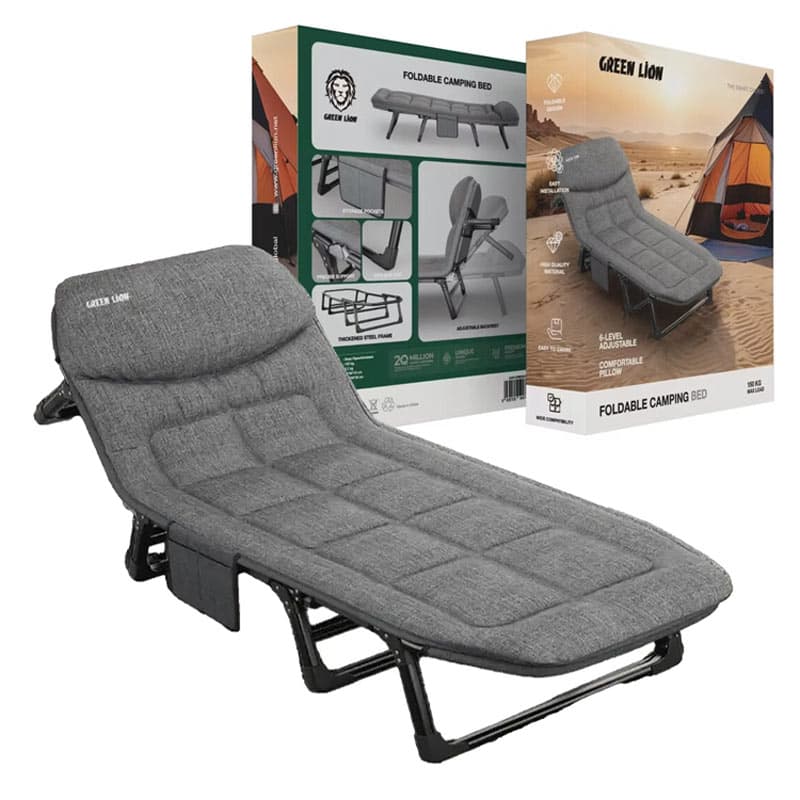 تخت کمپینگ تاشو گرین لاین مدل Green Lion Foldable camping Bed