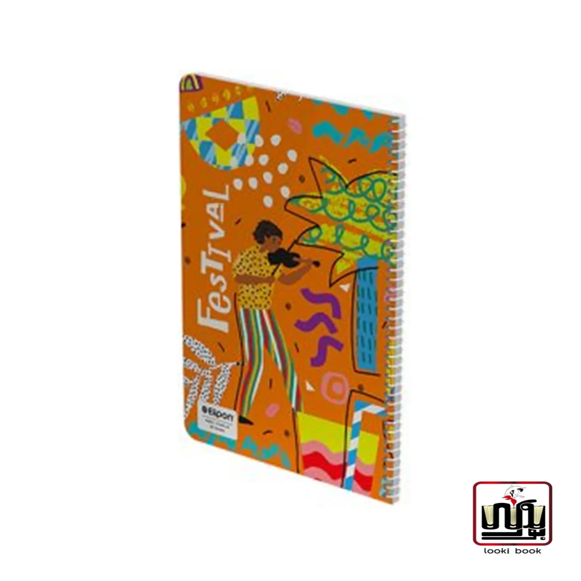 دفتر 80 برگ وزیری سیمی کلاسیک-2342304 الیپون