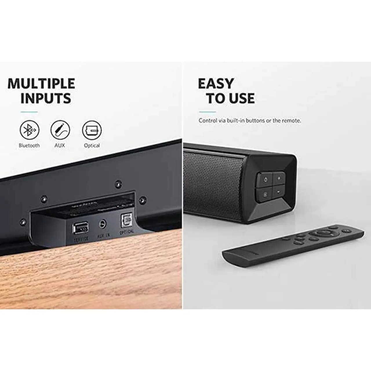 اسپیکر ساند بار انکر مدل SOUNDCORE INFINI 2 A3373 – مشکی — تصویر ۵