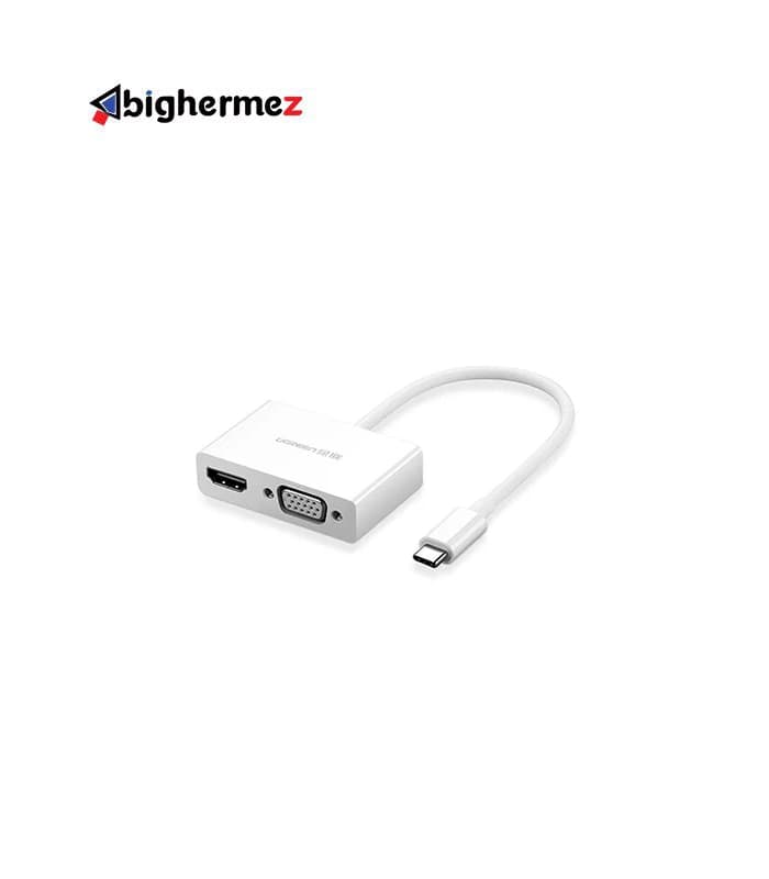 مبدل TYPE-C به VGA/HDMI یوگرین مدل 30843-MM123
