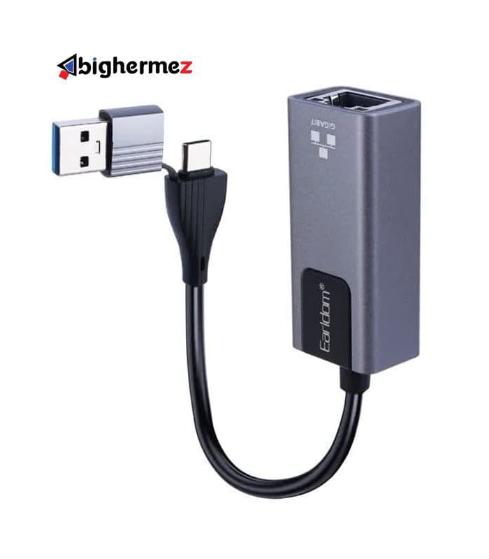 تبدیل Type-C /USB3.0 به LAN ارلدام NC4 — تصویر ۲