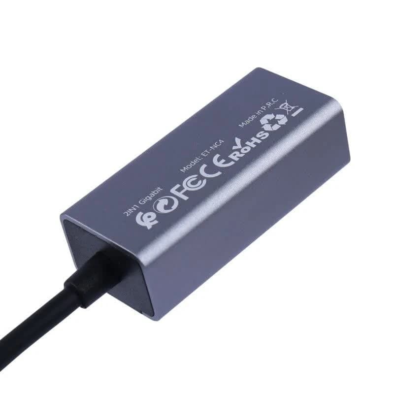 تبدیل Type-C /USB3.0 به LAN ارلدام NC4 — تصویر ۵