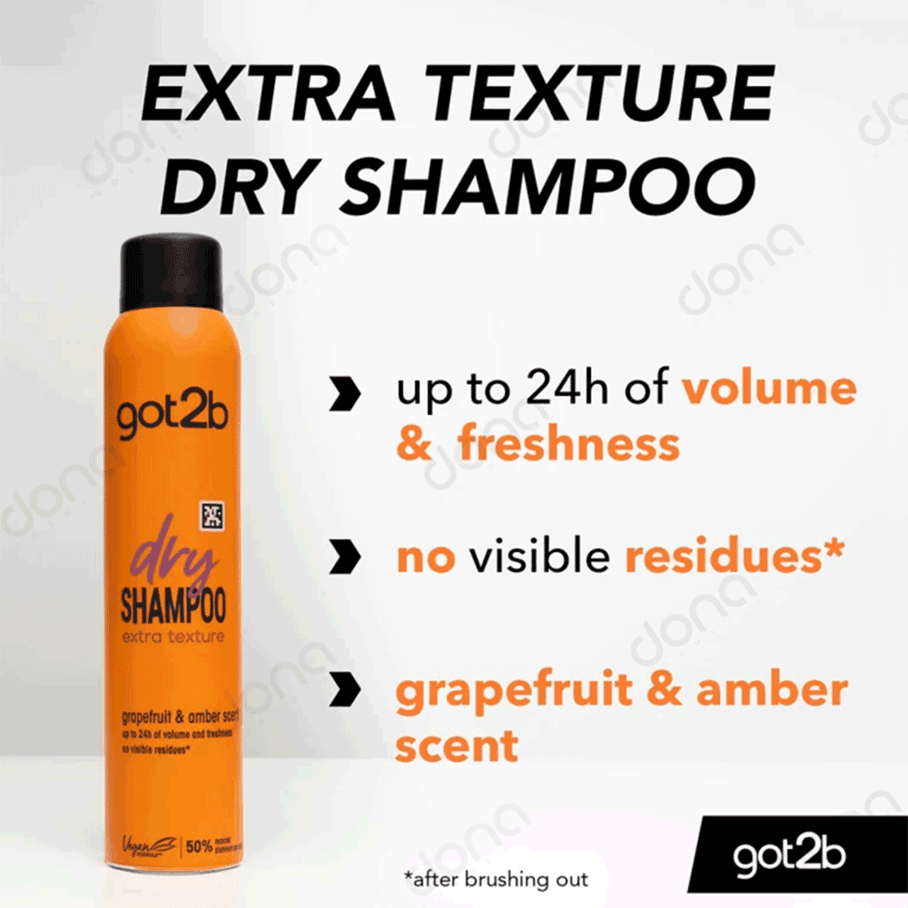 شامپو خشک Extra Texture گات تو بی — تصویر ۳