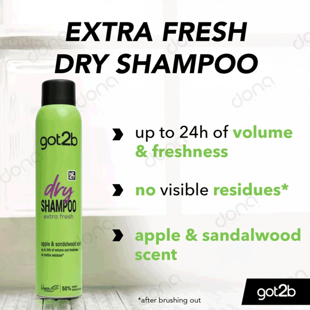 شامپو خشک Extra Fresh گات تو بی — تصویر ۲