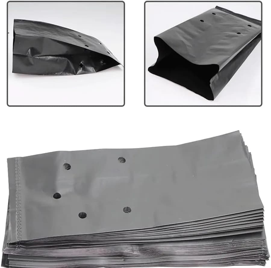 کیسه کاشت نهال مدل UV سایز 30*20 سانتی متر بسته 110 عددی — تصویر ۳