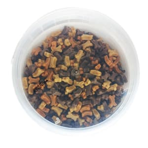 تشویقی سطلی سگ TRIXIE BONY MIX طعم مرغ و سالمون و بره و بیف — تصویر ۱۱