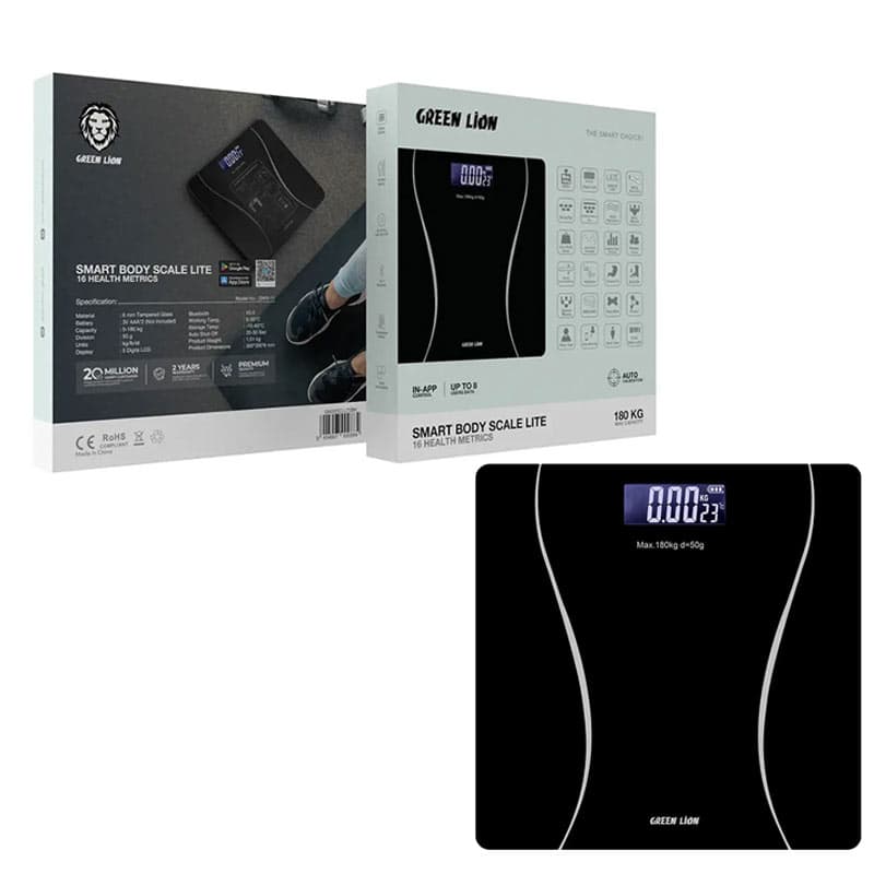 ترازو هوشمند گرین لاین مدل Green Lion smart body scale lite