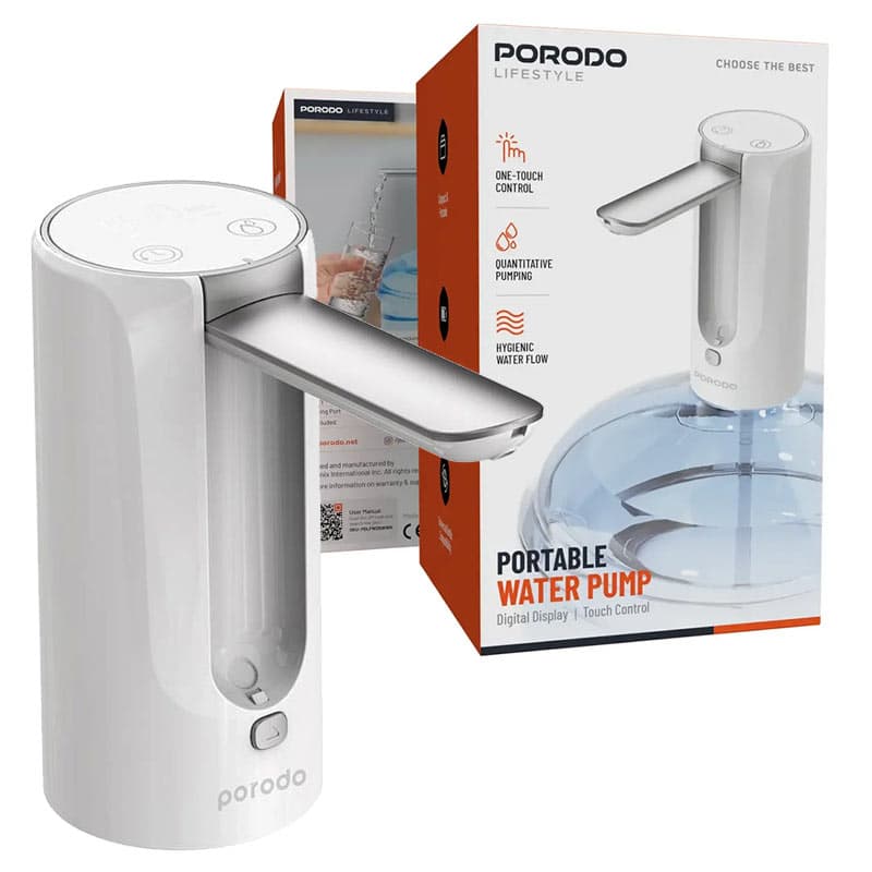 پمپ آب شارژی پرودو مدل Porodo Portable water pump LFWD5 — تصویر ۲