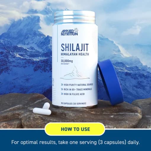 کپسول شیلاجیت اپلاید 90 عدد Applied Pure Shilajit — تصویر ۹