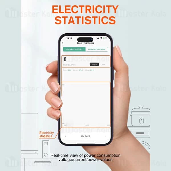 مبدل برق هوشمند الدینیو LDNIO SEW1080 — تصویر ۶