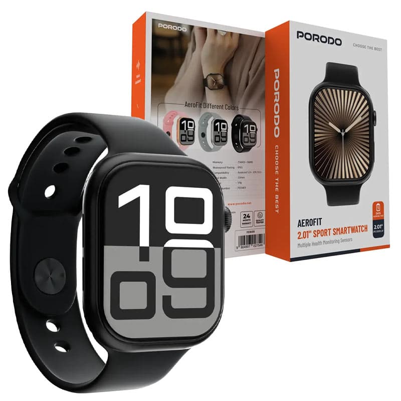 ساعت هوشمند پرودو مدل Porodo AeroFit 2.01inch — تصویر ۲