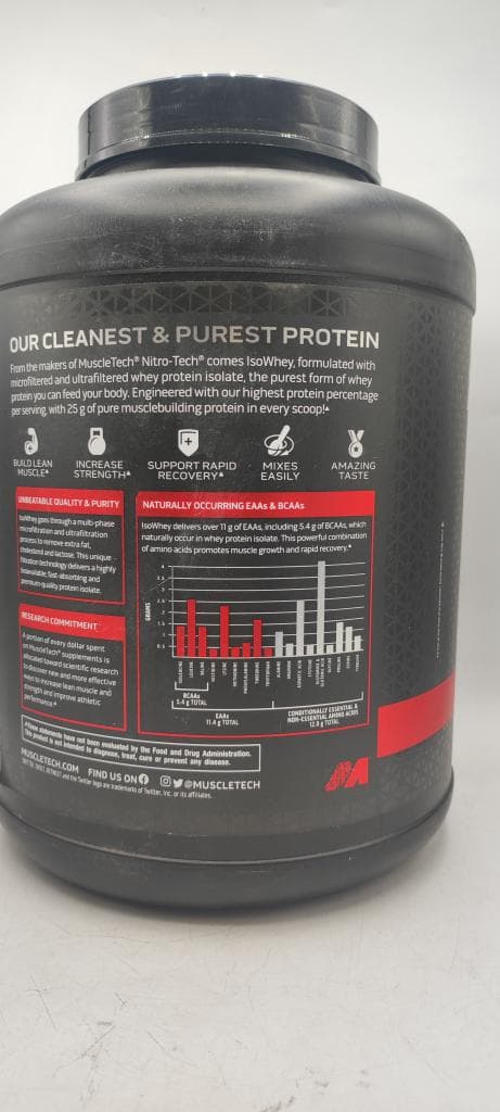 ایزو وی ماسل تک 2.27 کیلو MuscleTech ISOWhey — تصویر ۳