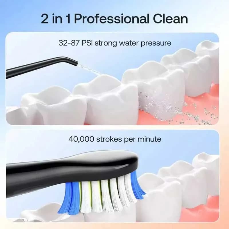 مسواک برقی و واتر جت مدل Oral Care Combo E11 — تصویر ۴