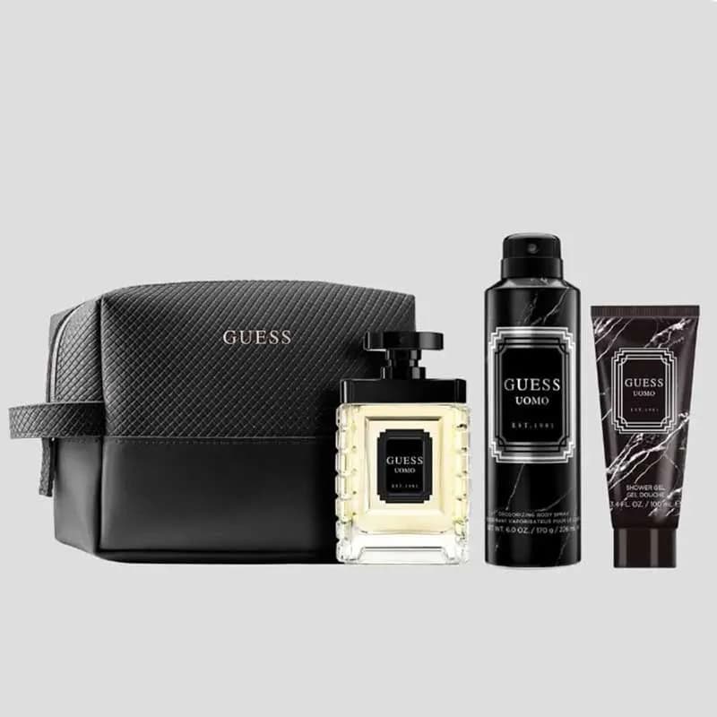 ست ادکلن هدیه مردانه گس اومو (Guess Uomo Gift Set) – 4 تکه — تصویر ۷