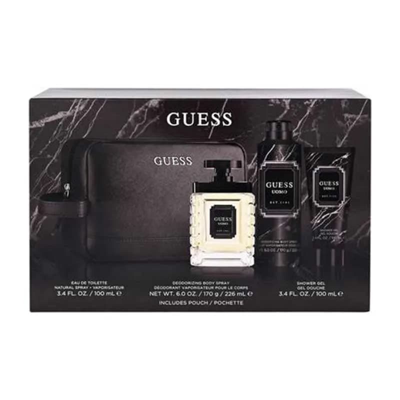 ست ادکلن هدیه مردانه گس اومو (Guess Uomo Gift Set) – 4 تکه — تصویر ۶