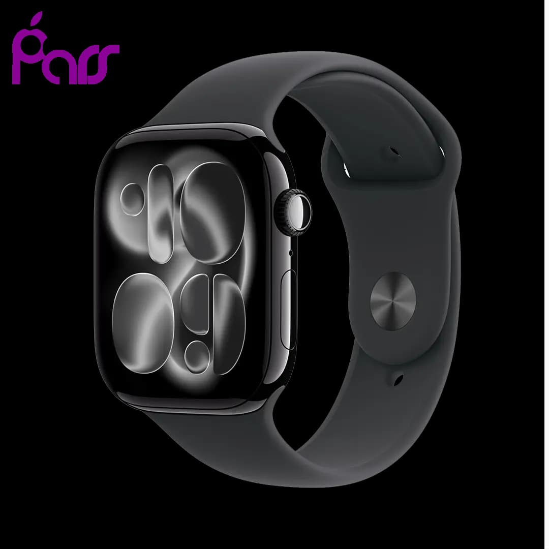اپل واچ سری 11 جت بلک (مشکی) با بند اسپرت — تصویر ۲