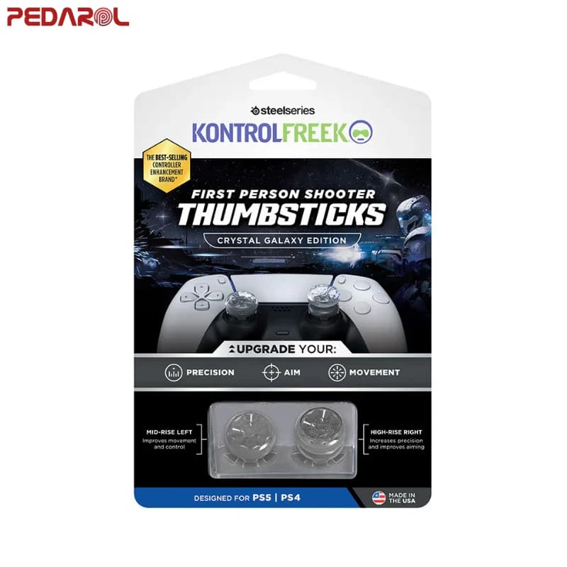 روکش آنالوگ دسته PS4 و PS5 کنترل فریک مدل Kontrolfreek Crystal Galaxy — تصویر ۲