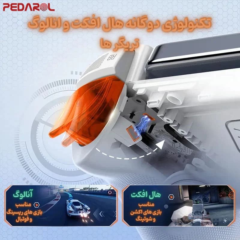 دسته بازی تایپ سی مدل AB01 Max — تصویر ۶