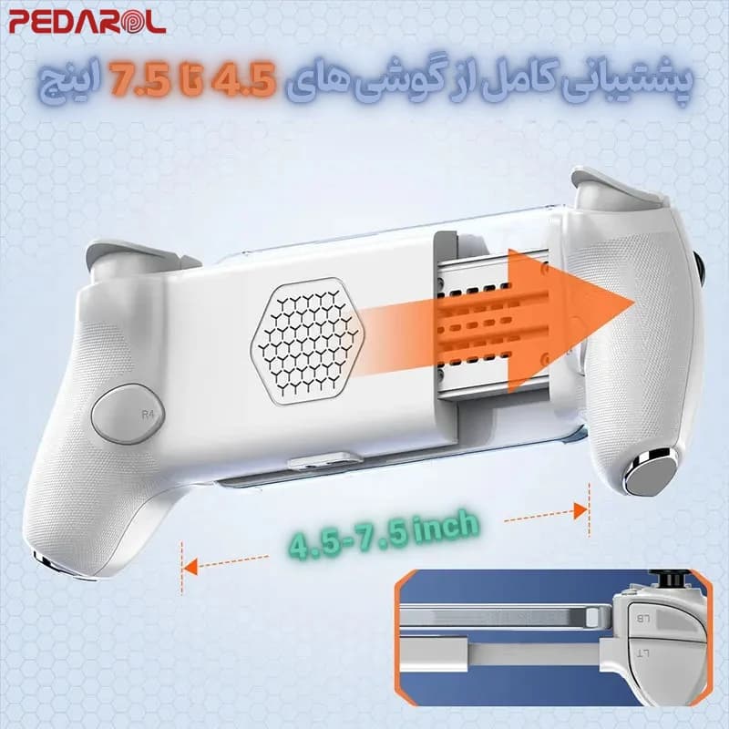 دسته بازی تایپ سی مدل AB01 Max — تصویر ۴