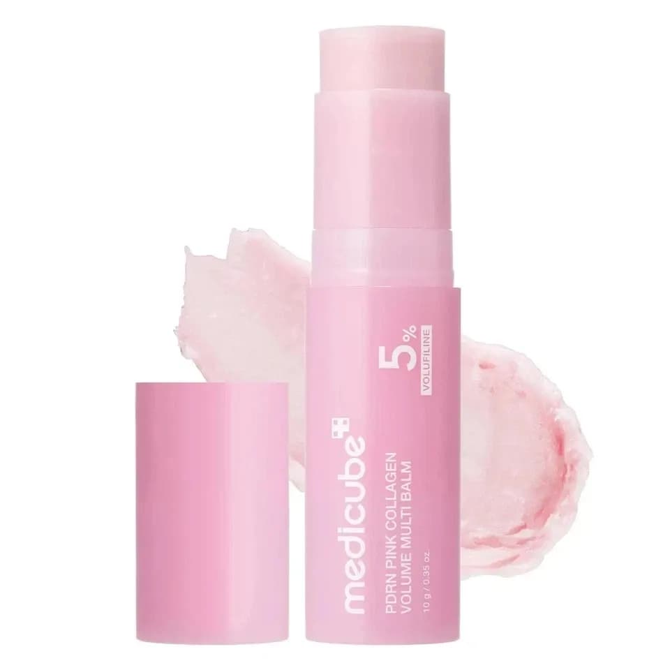 مولتی بالم کلاژن حجم دهنده PDRN مدی کیوب PDRN Pink Collagen Multi Balm — تصویر ۲