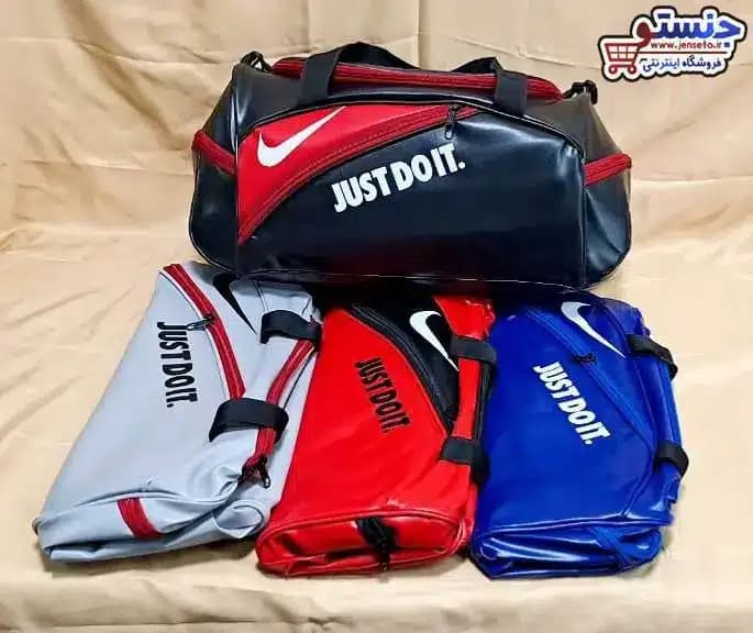 ساک ورزشی اسپرت چرمی JUST DO IT نایک کد NIKE 1018