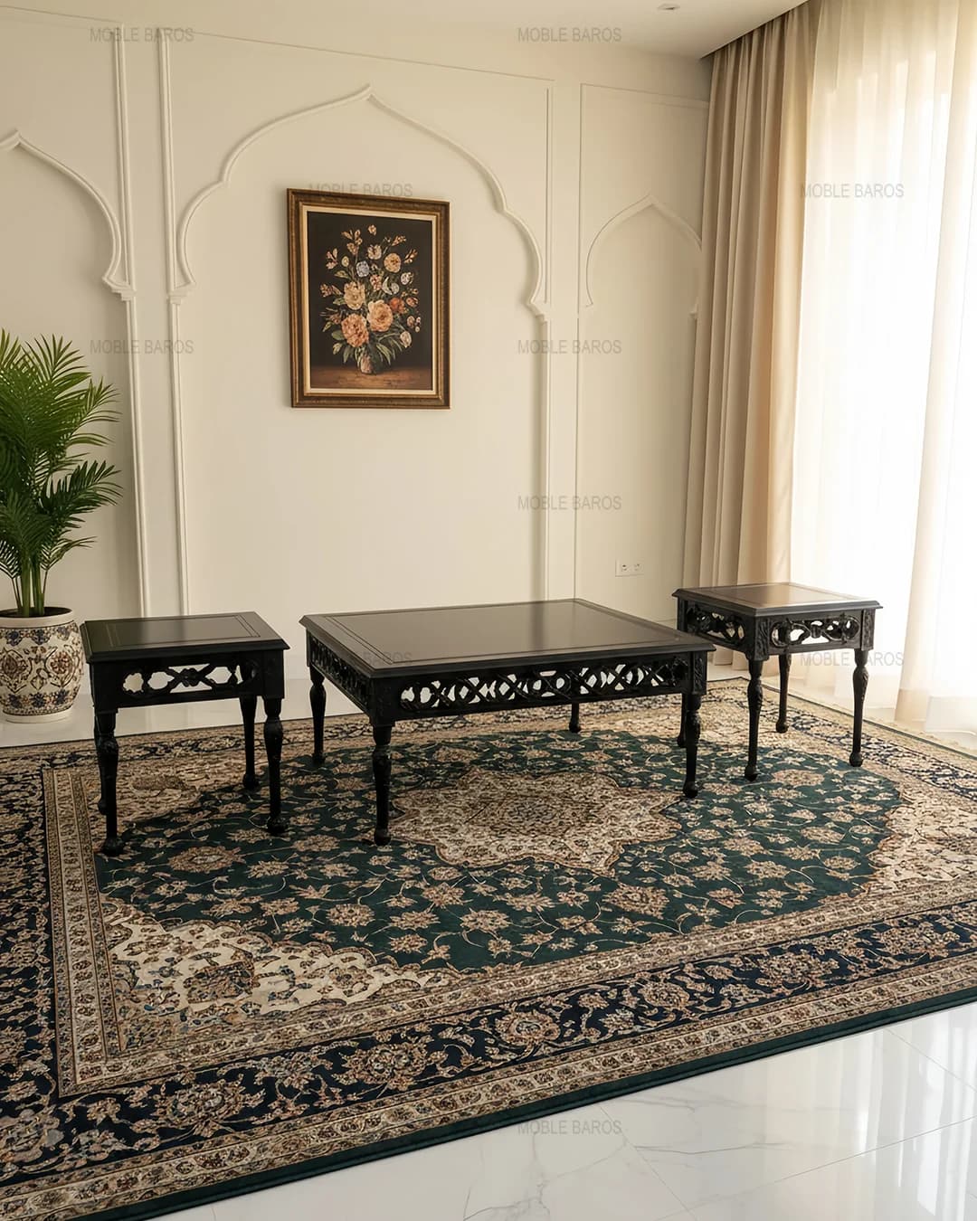 میز جلومبلی و عسلی ساوین دایمند