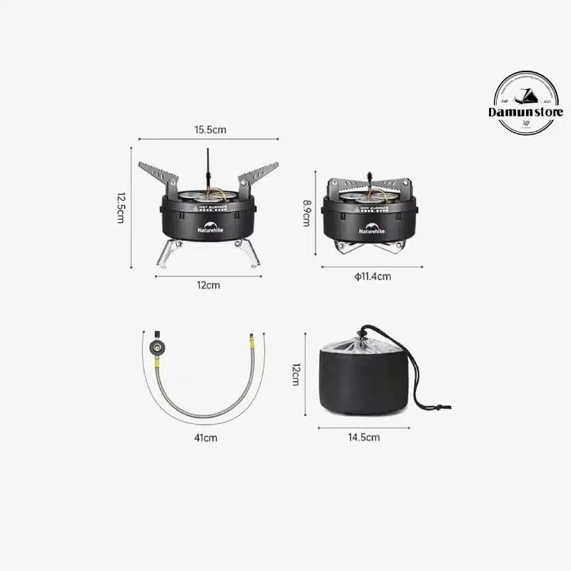 اجاق گاز نیچرهایک سه شعله Dark Star CNK2450CF019 — تصویر ۶