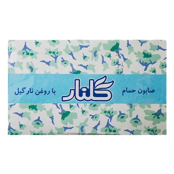 صابون گلنار سبز حاوی روغن نارگیل بسته 6 عددی