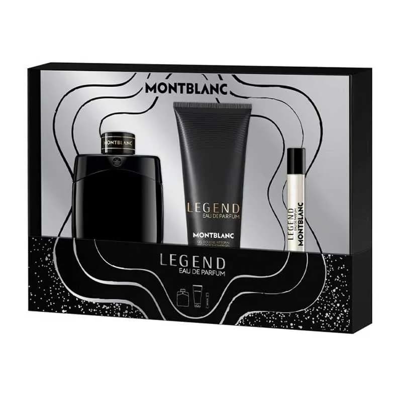 ست ادکلن مونت بلانک لجند ادو پرفیوم Montblanc Legend Perfume Set – 3 Pieces Eau De Parfum Spray for Men — تصویر ۲