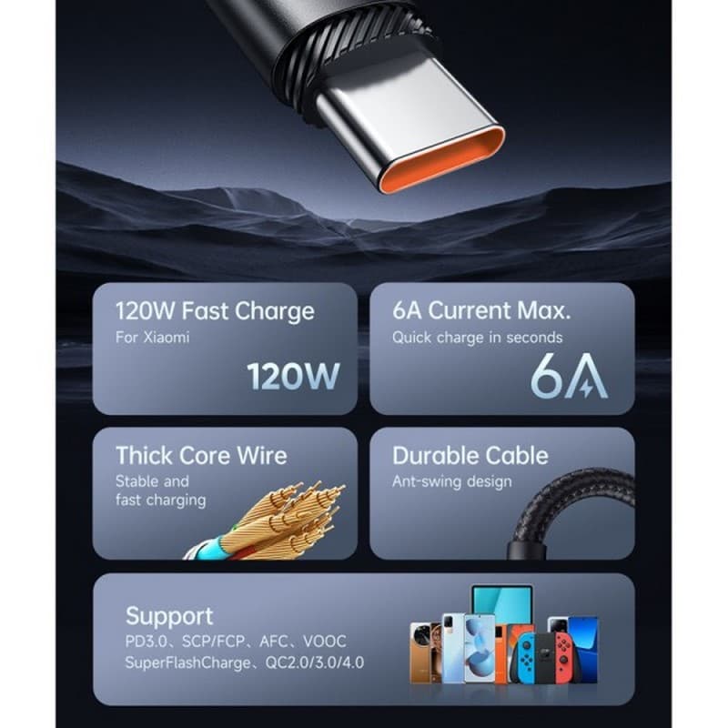 کابل شارژ USB به USB-C مک دودو مدل CA-4730 طول 1.5 متر — تصویر ۵