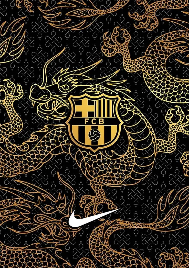 متال پوستر طرح بارسلونا کد N204
