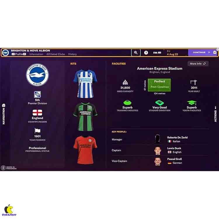 بازی Football Manager 2024 Console برای PS5 — تصویر ۶