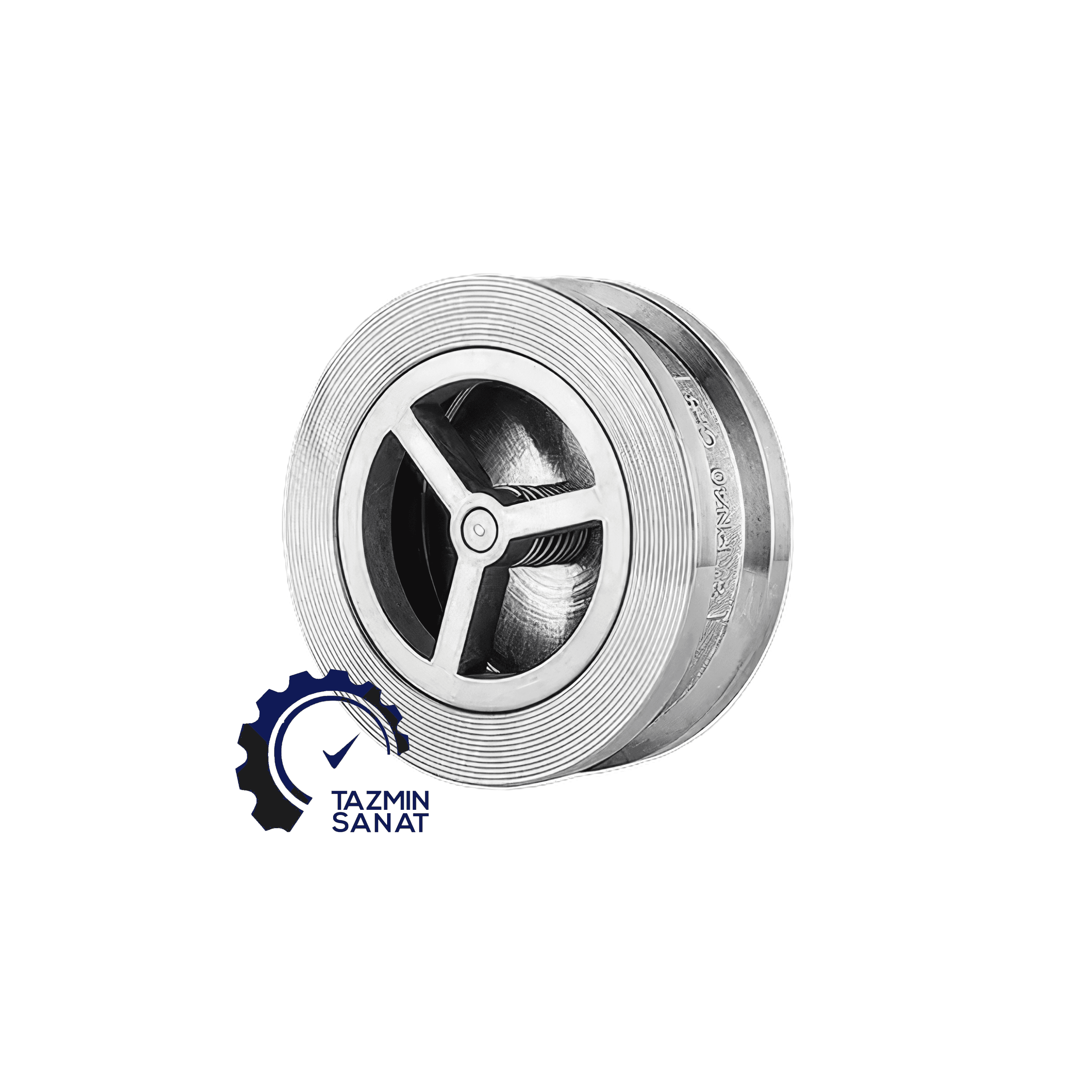 شیر یک طرفه بین فلنجی دیسکی آبنوس سایز DN80