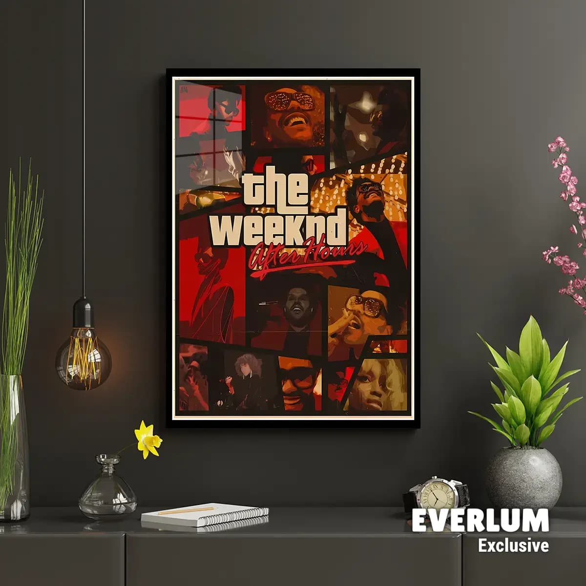 متال پوستر The Weeknd کد N606 — تصویر ۳
