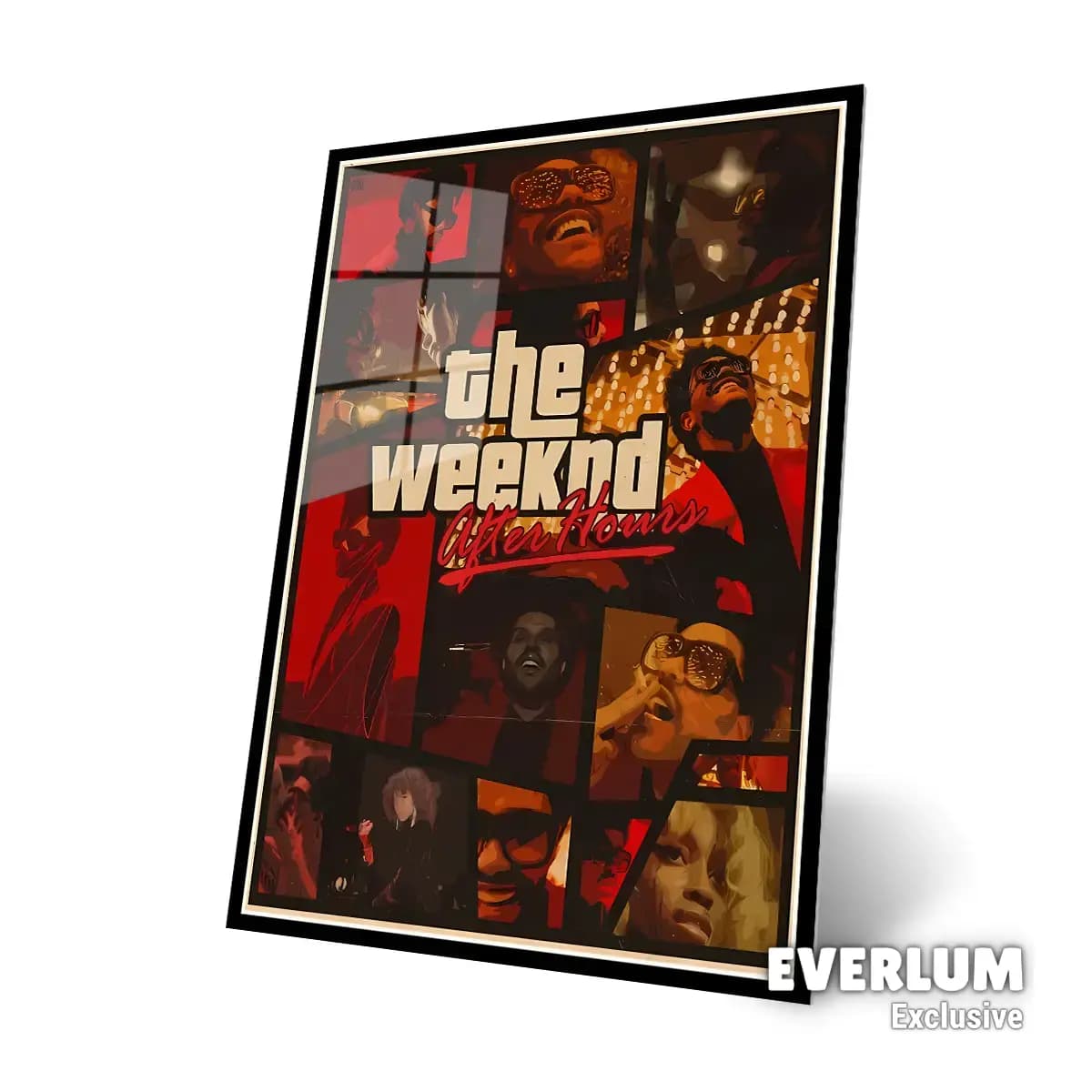 متال پوستر The Weeknd کد N606 — تصویر ۴