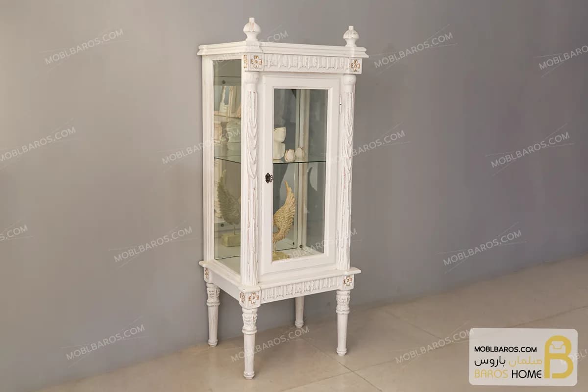بوفه و ویترین چوبی کلاسیک مدل ۱۴۰۲ کاجی