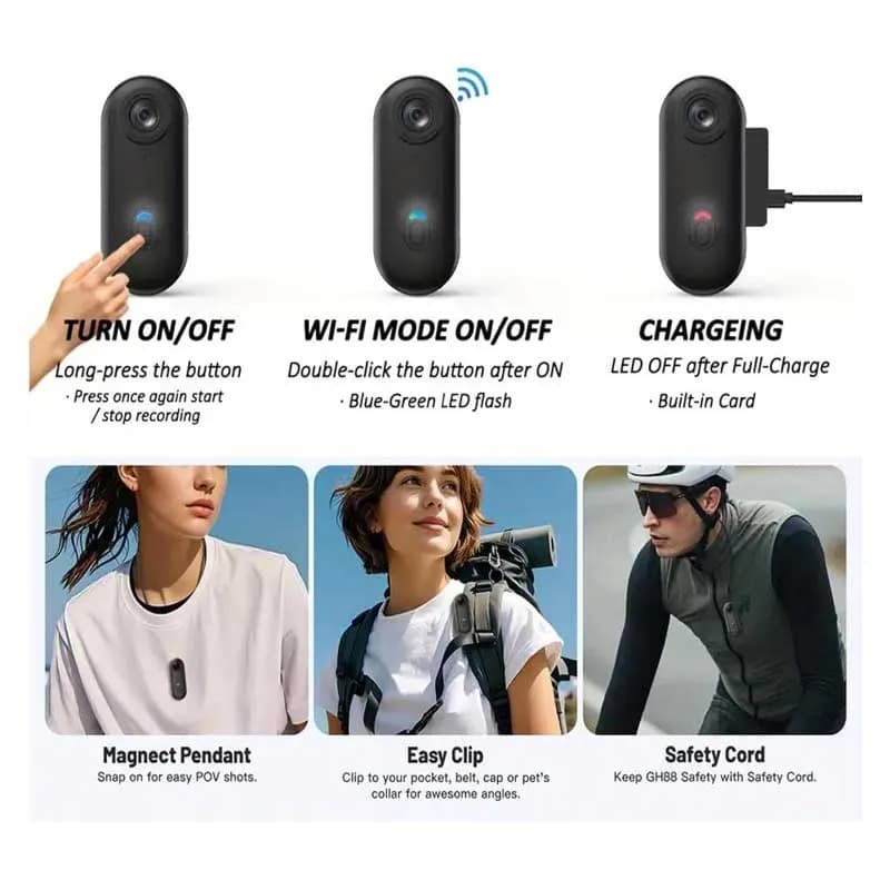 دوربین اکشن ورزشی sport camer 4k H265 — تصویر ۵