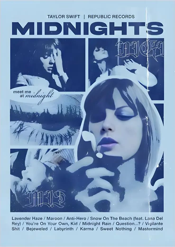 متال پوستر Taylor Swift کد N602