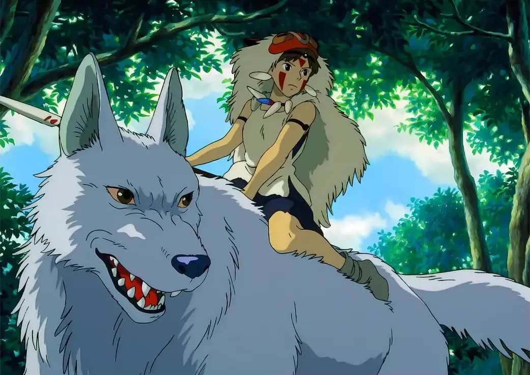 متال پوستر انیمه Princess Mononoke کد N609