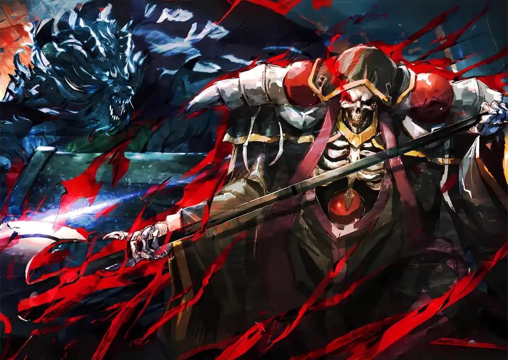 متال پوستر انیمه Overlord کد N606