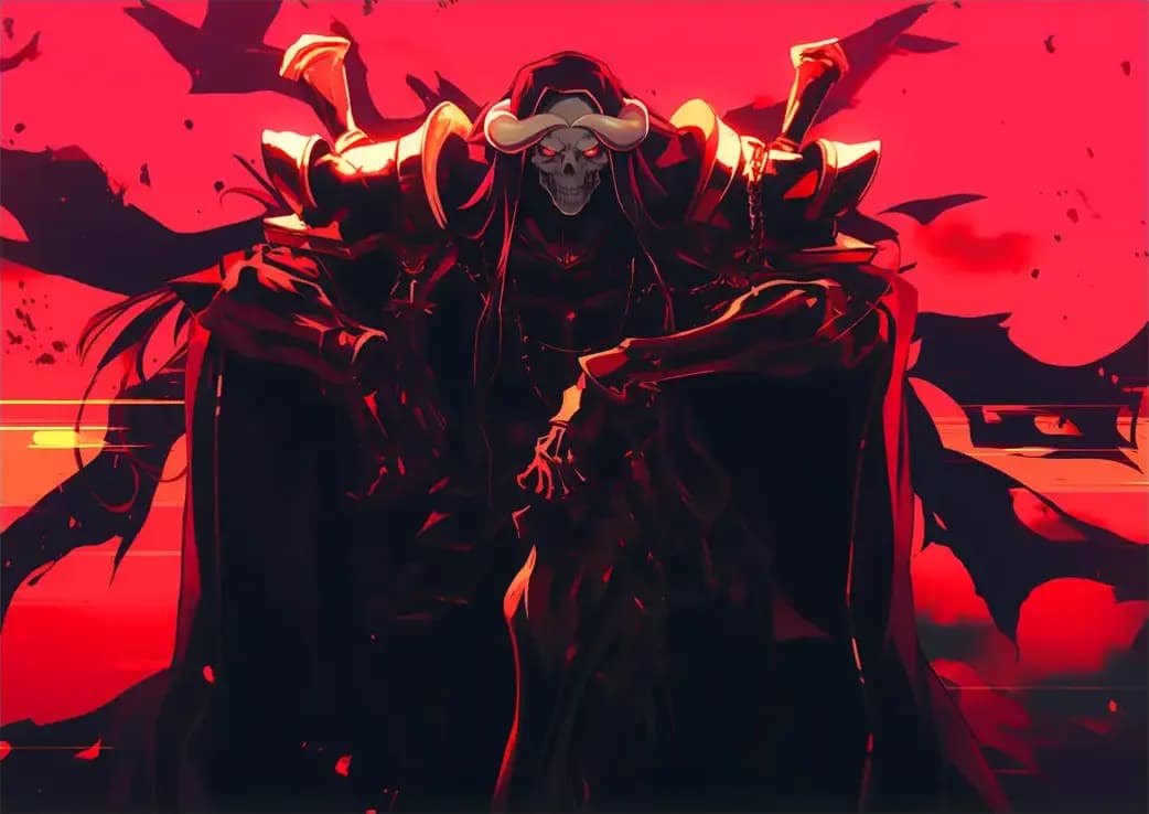 متال پوستر انیمه Overlord کد N605